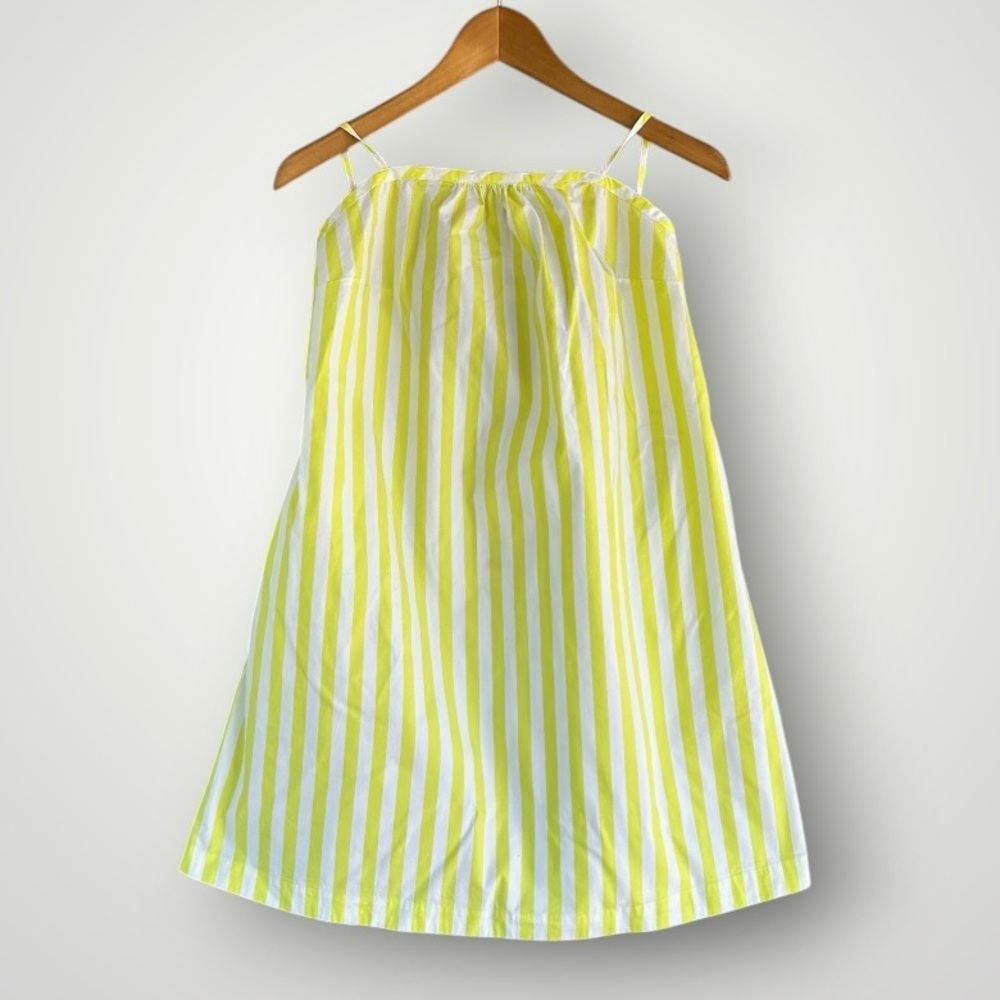 a new day Yellow and White Striped Mini Dress
